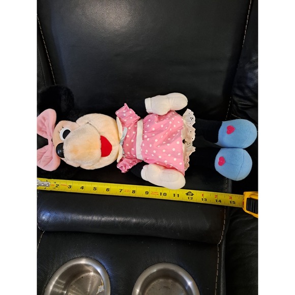 Vintage Minnie Mouse Plush Doll 15" - Picture 8 of 8